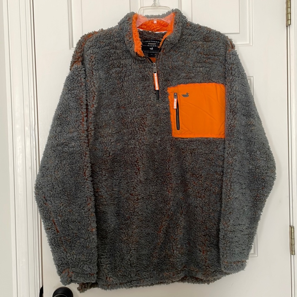 Southern Marsh three-quarter zip pull over